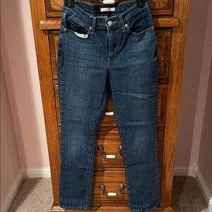 Levi's Blue Classic Straight Leg Jeans, Size 26
